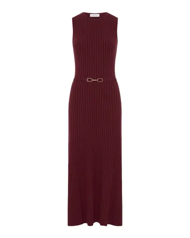 Gabriela Hearst Meier Wool-Cashmere Knit Midi Dress