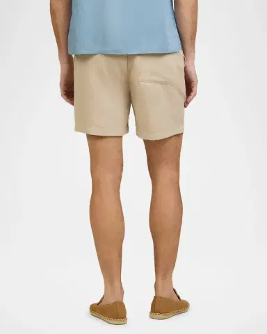 Onia Men's Air Linen Pull-On Shorts | Thumbnail 3