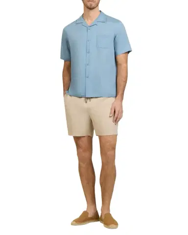 Onia Men's Air Linen Pull-On Shorts | Thumbnail 1