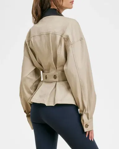 Favorite Daughter The Carla Cotton Twill Jacket | Thumbnail 2
