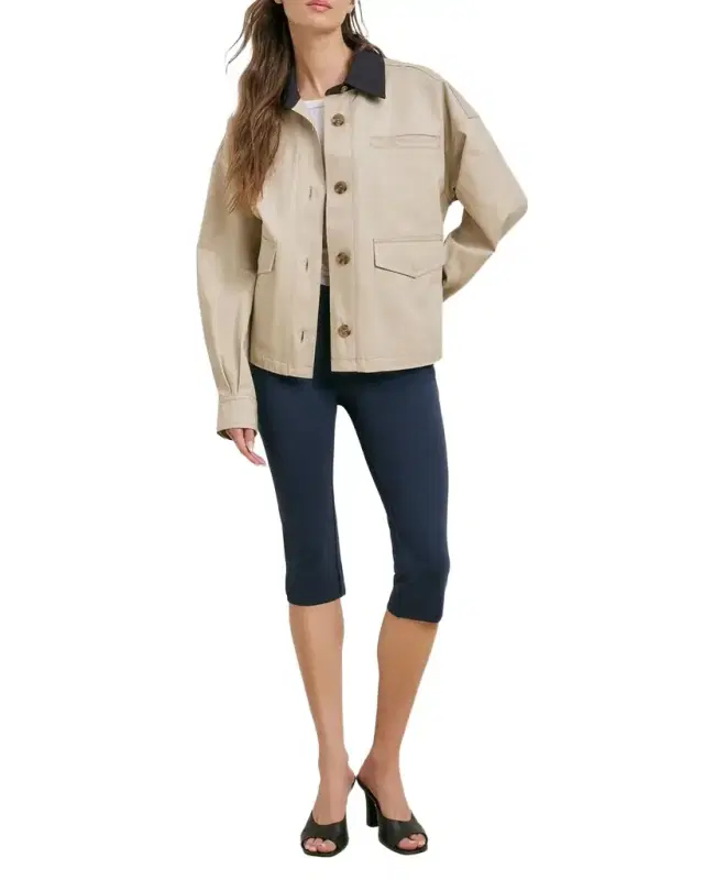Favorite Daughter The Carla Cotton Twill Jacket
