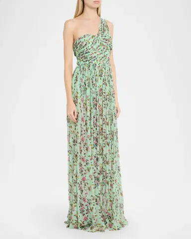 Ulla Johnson Aureline Floral Silk Gown | Thumbnail 3 Ulla Johnson Aureline Floral Silk Gown | Thumbnail 3