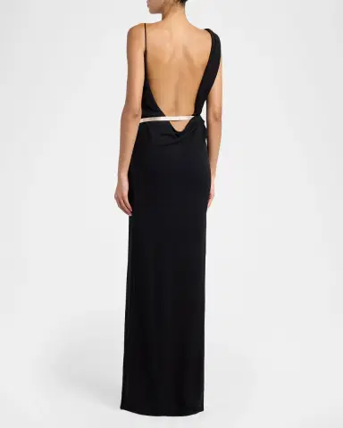 Tom Ford Crepe Jersey Asymmetric Evening Gown | Thumbnail 2 Tom Ford Crepe Jersey Asymmetric Evening Gown | Thumbnail 2