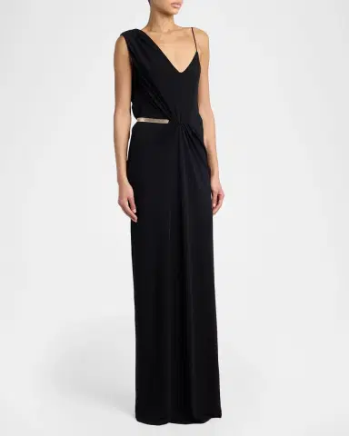Tom Ford Crepe Jersey Asymmetric Evening Gown | Thumbnail 3 Tom Ford Crepe Jersey Asymmetric Evening Gown | Thumbnail 3