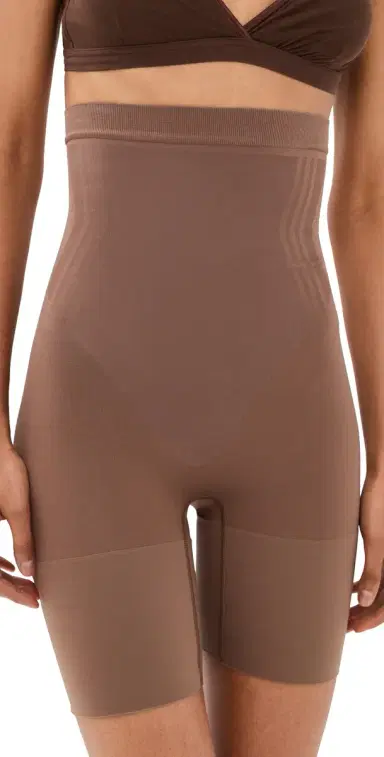SPANX panxculpt GoFigure Mid Thigh Shorts Ganache | Thumbnail 1