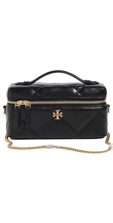 Tory Burch Kira Diamond Quilt Charm East West Vanity Case | Thumbnail 1 Tory Burch Kira Diamond Quilt Charm East West Vanity Case | Thumbnail 1