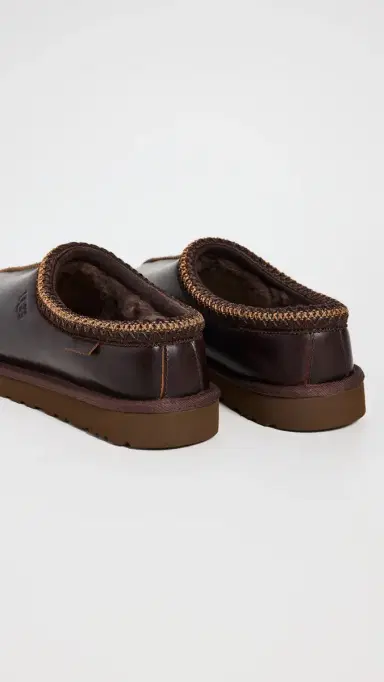 UGG Tasman Regen Leather Slippers Ironwood | Thumbnail 3