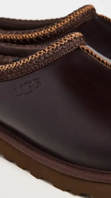 UGG Tasman Regen Leather Slippers Ironwood | Thumbnail 5