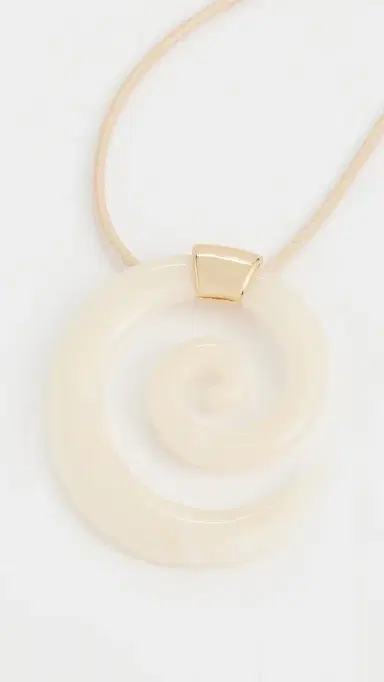 Ettika Aura Bone Cord Necklace Bone One Size | Thumbnail 4