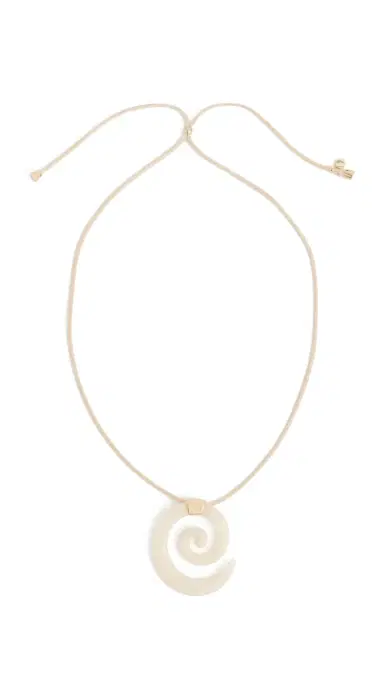 Ettika Aura Bone Cord Necklace Bone One Size | Thumbnail 5