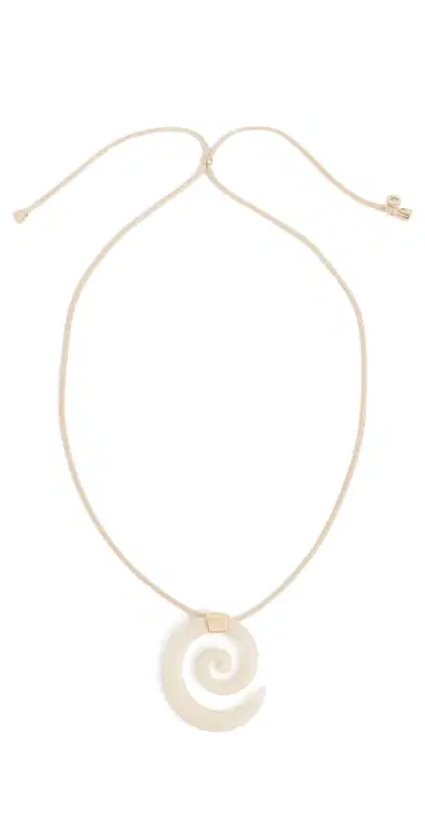 Ettika Aura Bone Cord Necklace Bone One Size | Thumbnail 1