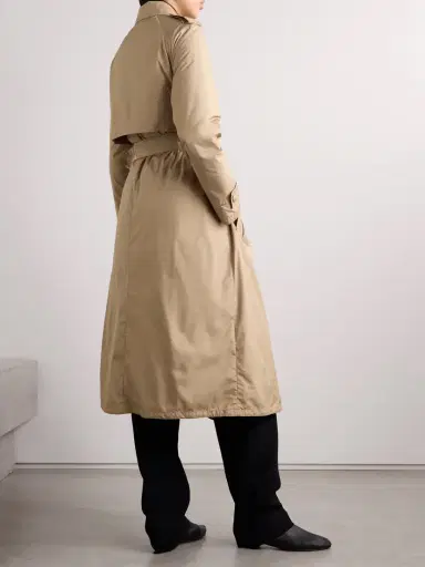 Moncler Barbentane Belted Double-breasted Padded Shell Down Trench Coat | Thumbnail 4 Moncler Barbentane Belted Double-breasted Padded Shell Down Trench Coat | Thumbnail 4