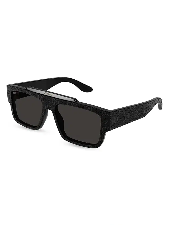 Men's Faceted Specs GG1460S 56MM Rectangular Sunglasses Men's Faceted Specs GG1460S 56MM Rectangular Sunglasses