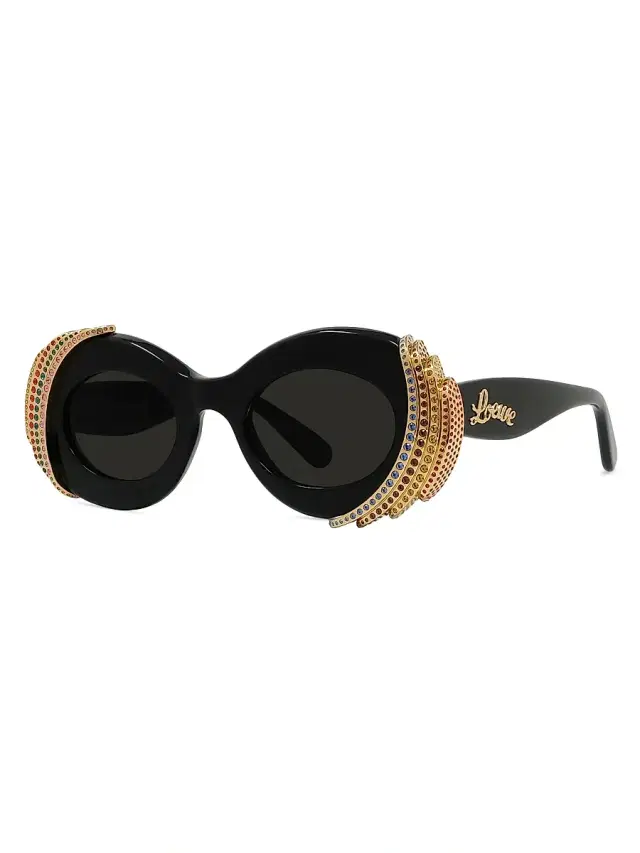 Loewe Men's x Paula's Ibiza 47MM Oval Sunglasses