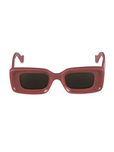Loewe Men's Anagram 46MM Geometric Sunglasses - Pink Brown | Thumbnail 2 Loewe Men's Anagram 46MM Geometric Sunglasses - Pink Brown | Thumbnail 2