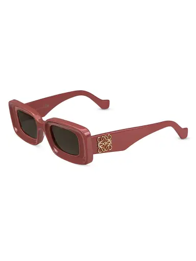 Loewe Men's Anagram 46MM Geometric Sunglasses - Pink Brown | Thumbnail 1 Loewe Men's Anagram 46MM Geometric Sunglasses - Pink Brown | Thumbnail 1