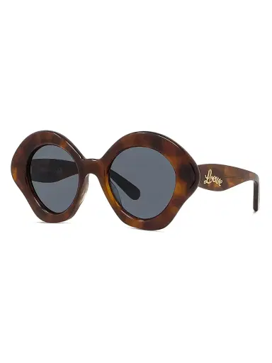 Loewe Men's Curvy Geometric Sunglasses | Thumbnail 2 Loewe Men's Curvy Geometric Sunglasses | Thumbnail 2