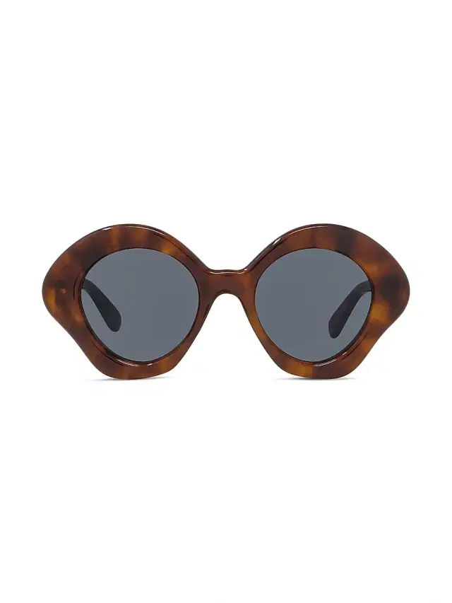 Loewe Men's Curvy Geometric Sunglasses
