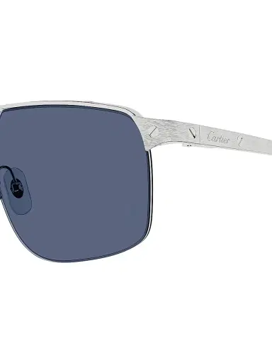 Cartier Men's Santos Evolution 60MM Platinum-Plated Navigator Sunglasses | Thumbnail 2 Cartier Men's Santos Evolution 60MM Platinum-Plated Navigator Sunglasses | Thumbnail 2