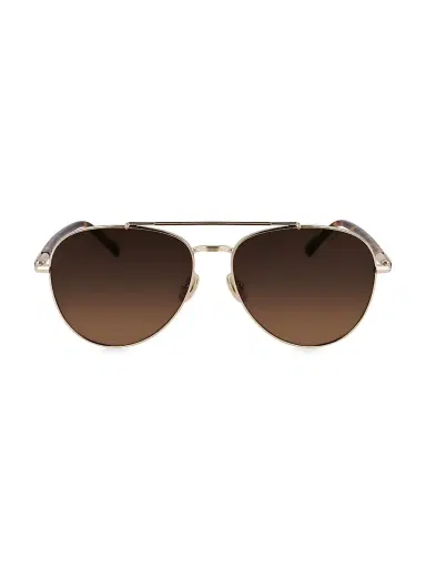 FERRAGAMO Men's Classic Logo 61MM Aviator Sunglasses - Gradient Brown Gold | Thumbnail 2 FERRAGAMO Men's Classic Logo 61MM Aviator Sunglasses - Gradient Brown Gold | Thumbnail 2