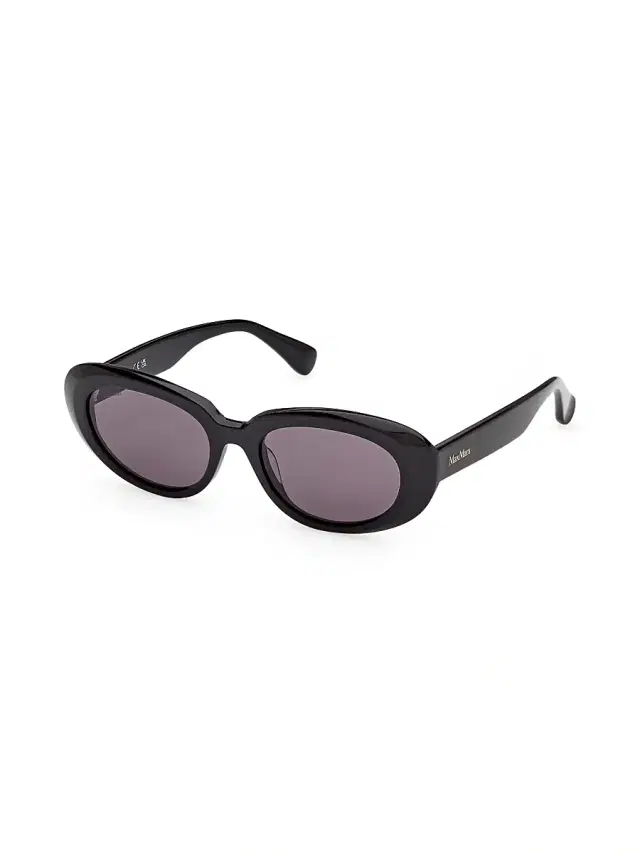 Max Mara Women's 53MM Oval Sunglasses - Black
