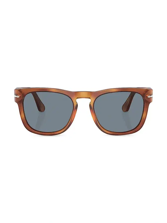 PERSOL Men's 54MM Elio Square Sunglasses