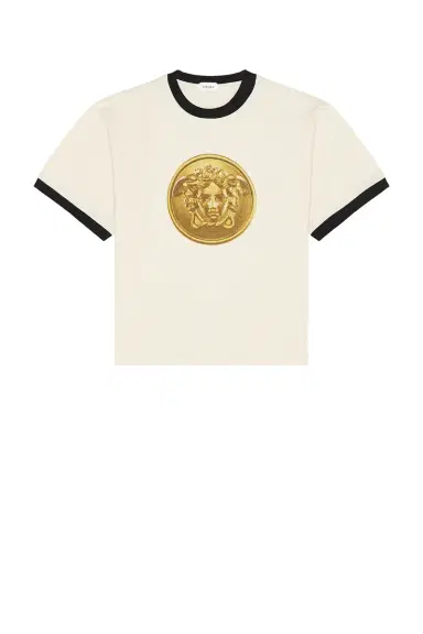 Versace Tee Shirt Medusa Embroidery | Thumbnail 4