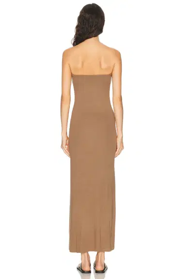 ENZA COSTA Silk Rib Strapless Fluid Dress | Thumbnail 3