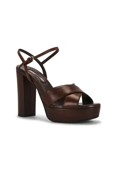 Miu Miu Plateau Sandal | Thumbnail 2 Miu Miu Plateau Sandal | Thumbnail 2