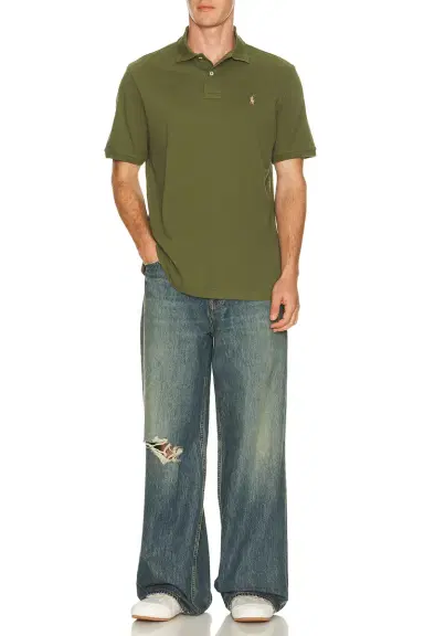 Polo Ralph Lauren Short Sleeve Mesh Polo | Thumbnail 3