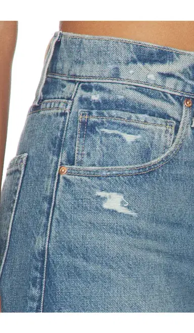 PAIGE Arellia Skimmer Covered Button Fly Jeans | Thumbnail 6