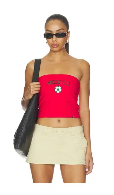 Hype and Vice Mexico Embroidered Tube Top | Thumbnail 1