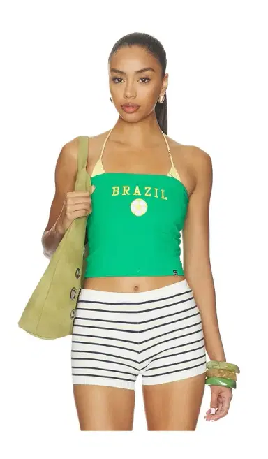 Hype and Vice Brazil Embroidered Tube Top | Thumbnail 1