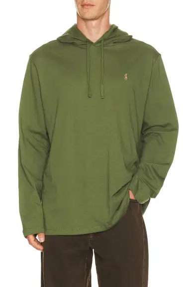 Polo Ralph Lauren Long Sleeve Hooded T-Shirt | Thumbnail 3