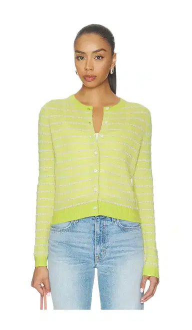 Guest In Residence Pebble Stripe Jane Cardigan | Thumbnail 2