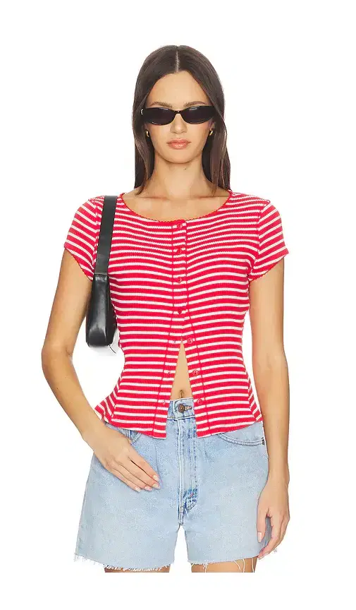 Free People Most Wanted Striped Cardigan