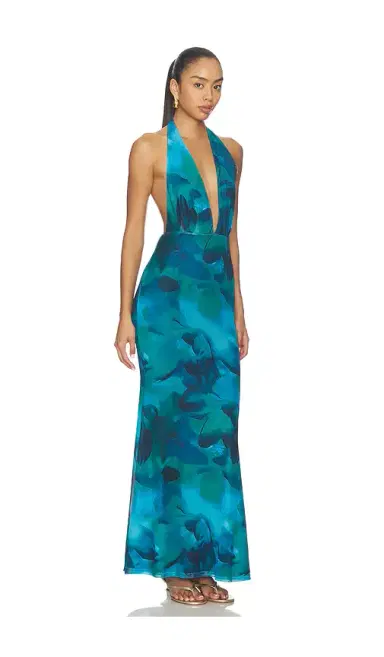 MORE TO COME Lailah Halter Maxi Dress | Thumbnail 2