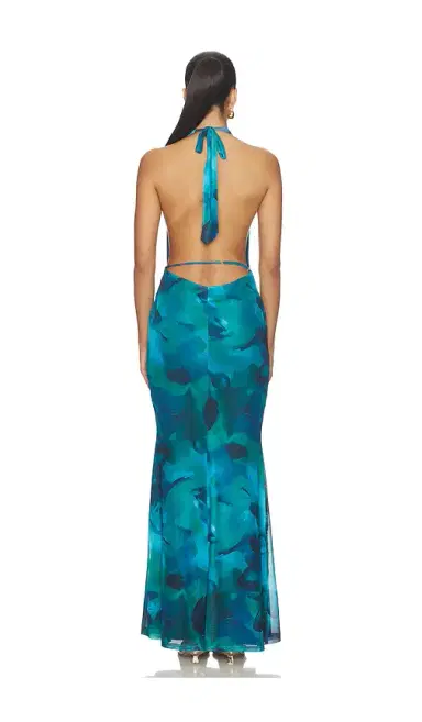 MORE TO COME Lailah Halter Maxi Dress | Thumbnail 3