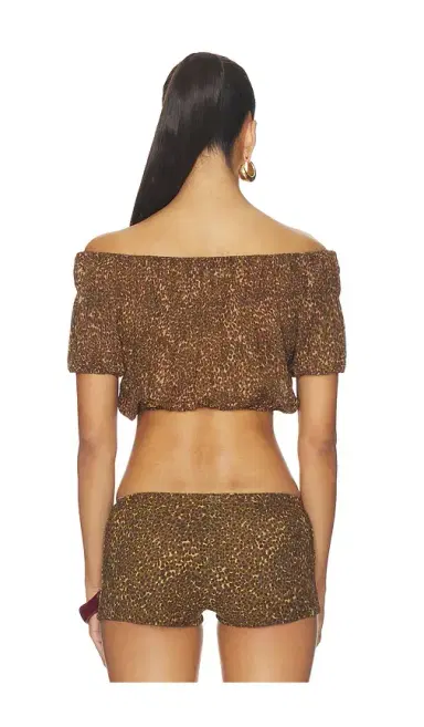 Frankies Bikinis Paulina Chiffon Blouse | Thumbnail 3 Frankies Bikinis Paulina Chiffon Blouse | Thumbnail 3