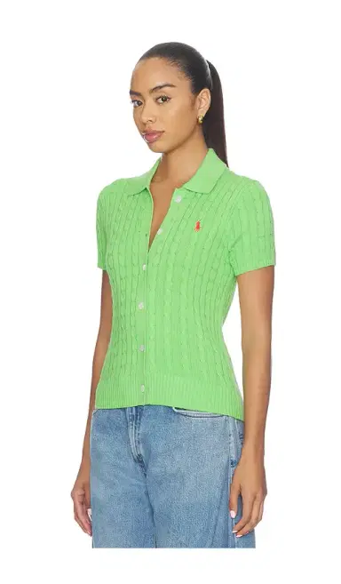 Polo Ralph Lauren Cotton Short Sleeve Cardigan | Thumbnail 2 Polo Ralph Lauren Cotton Short Sleeve Cardigan | Thumbnail 2