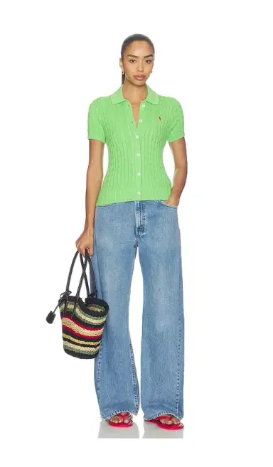 Polo Ralph Lauren Cotton Short Sleeve Cardigan | Thumbnail 4 Polo Ralph Lauren Cotton Short Sleeve Cardigan | Thumbnail 4