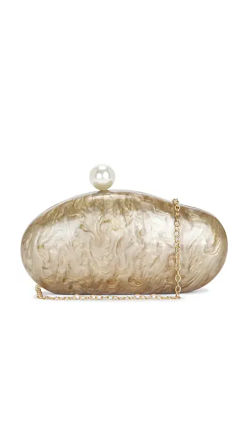 8 Other Reasons Marbled Acrylic Clutch Bag