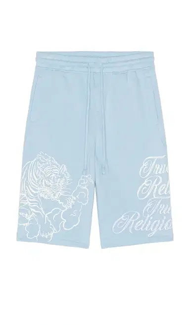 True Religion Tiger Script Mikey Fleece Shorts | Thumbnail 6 True Religion Tiger Script Mikey Fleece Shorts | Thumbnail 6