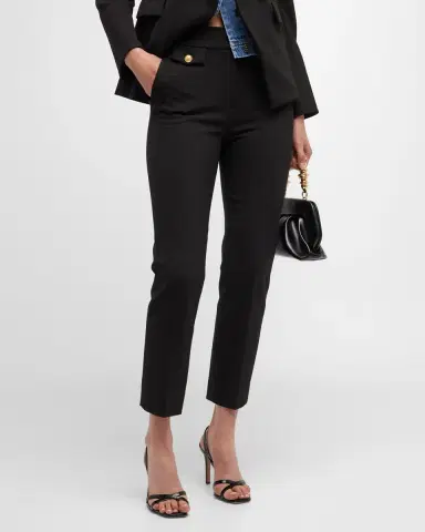 Veronica Beard Renzo Straight Crop Pants | Thumbnail 3