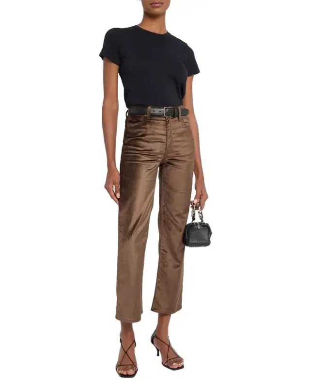 Le Sleek Straight Velvet Jeans