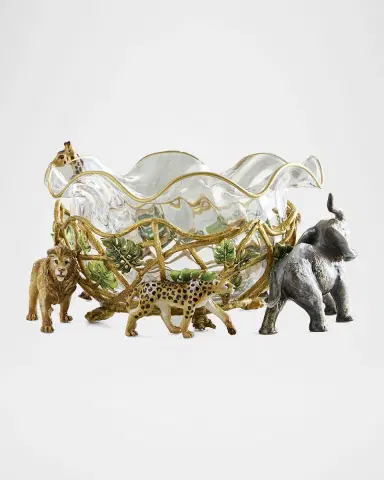 Jay Strongwater Animal Parade Bowl | Thumbnail 3 Jay Strongwater Animal Parade Bowl | Thumbnail 3