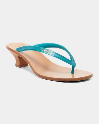 Versace 40mm Logo Jelly Thong Sandals | Thumbnail 4