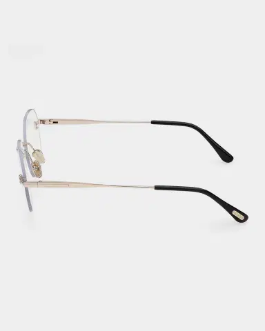 TOM FORD 52MM Blue Block Geometric Eyeglasses | Thumbnail 2