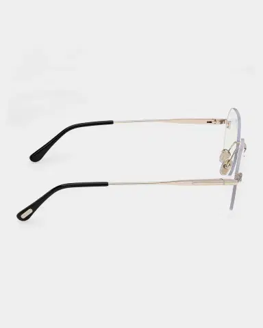 TOM FORD 52MM Blue Block Geometric Eyeglasses | Thumbnail 7