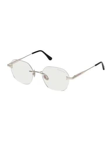 TOM FORD 52MM Blue Block Geometric Eyeglasses | Thumbnail 1